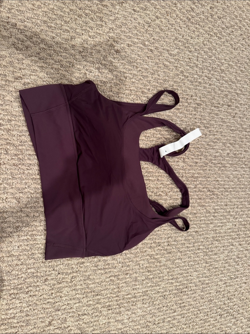lululemon athletica Plum Double-Strap Sports Bra